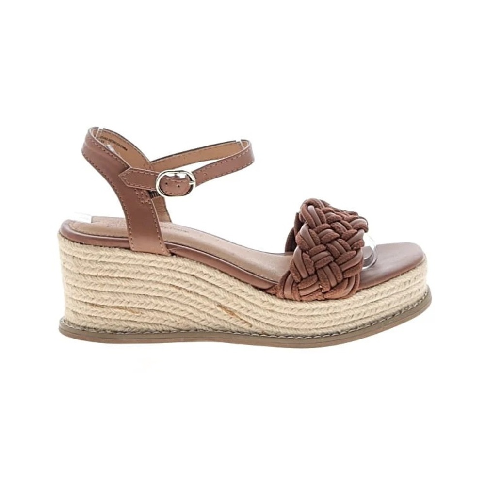 Time and Tru Brown Wedge Sandals